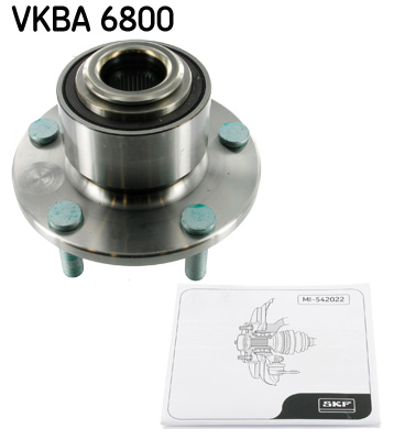 Комплект подшипника ступицы колеса SNR арт. VKBA 6800